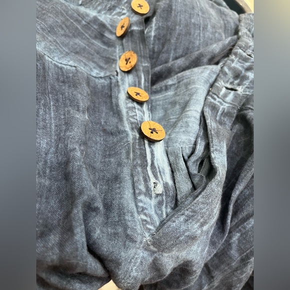 Free People Travel Light Jumpsuit. Navy/ Marine. Size S NWOT - Picture 7 of 7